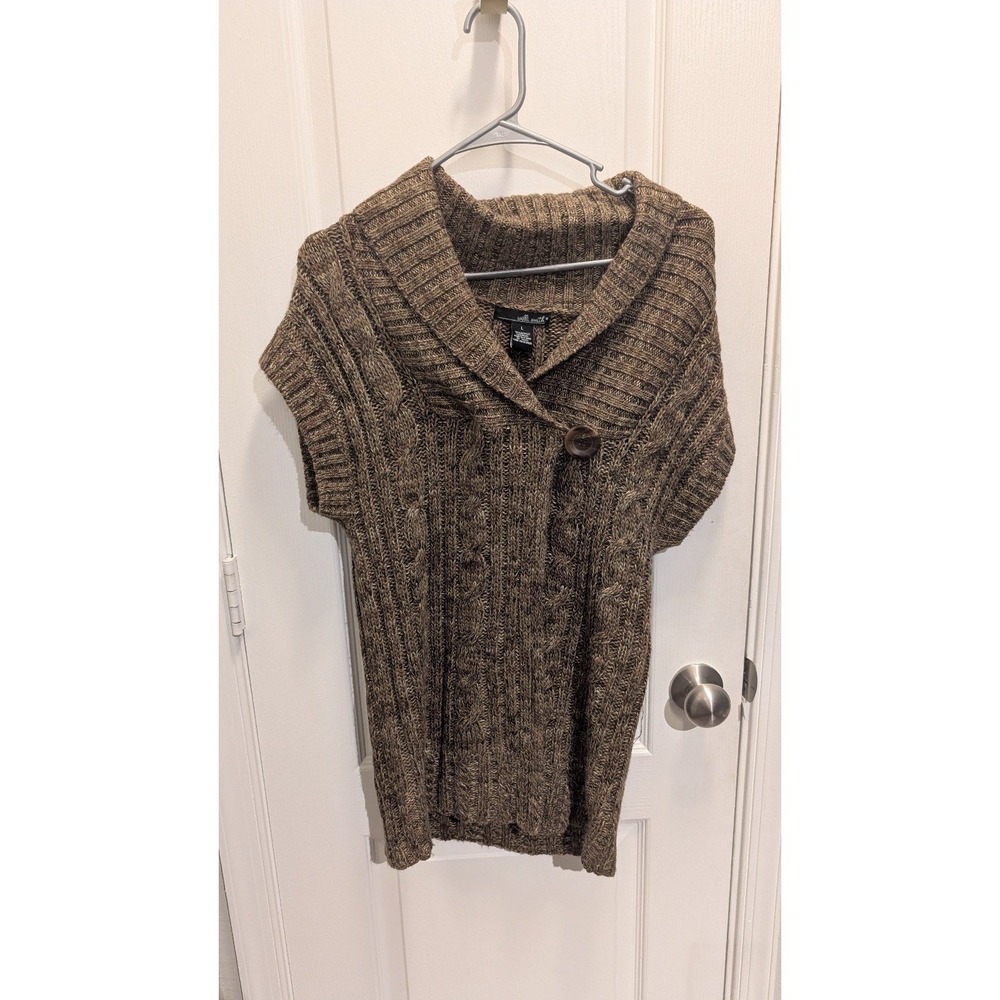 Willi Smith Light Brown Cardigan Size Large
